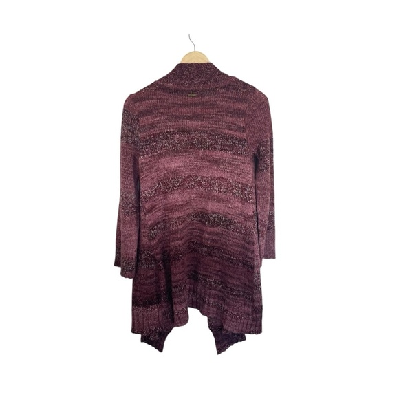 Prana Rhonda Open Duster Wool Blend Cardigan in Red/Pink Size S - Picture 12 of 13